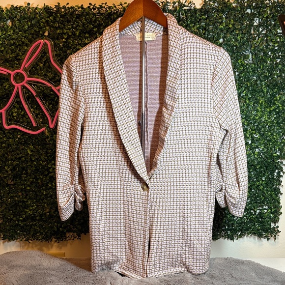 Altar'd State Jackets & Blazers - Altar'd State Lavender & Cream Blazer